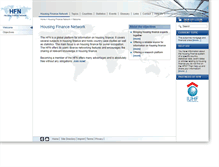 Tablet Screenshot of housing-finance-network.org